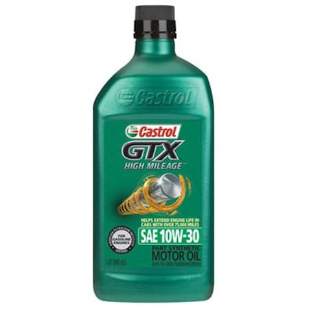 Bp Lubricants BP Lubricants 06450 Castrol 10W30 GTX High Mileage Motor Oil; Pack of 6 443366